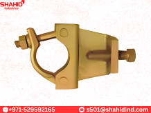 Heavy-duty forged scaffolding coupler clamp for secure pipe connections